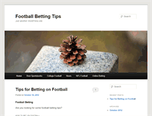 Tablet Screenshot of footballbettingtips.com